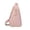 Pink, variant on JVBTVB Unisex Sling Chest Bag for Men Women, Lightweight Nylon Crossbody Backpack with Adjustable Strap Anti Theft, Water Resistant Casual Daypack for Outdoor Sports Travel Work Daily Use