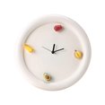thumbnail image 1 of Decoración de reloj de pared de la pared Regalos Ligeros sin adorno de de arte para el aula Estudio s 's Room Kitchen Den Ronda blanca, 1 of 8