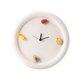 thumbnail image 1 of Reloj de pared decorativo, ligero y silencioso, ideal como adorno de obra de arte para habitación. Ronda blanca, 1 of 9