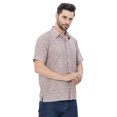 thumbnail image 5 of LA LEELA Mens Short Sleeve Button Down Casual Beach Shirt M Saltwater Fish Brown, 5 of 6