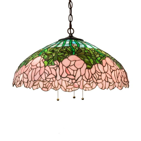 Meyda Tiffany 31113 Tiffany Honey Locust Floor Lamp, 60" H