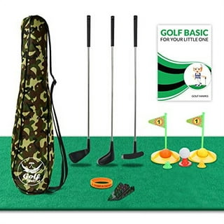 Acheter 1 ensemble de Mini Golf Putter Club avec 2 balles de Golf TPR Grip  droitier gaucher en acier inoxydable Club de Golf enfants adultes jeu de  Table Golf Putter entraînement