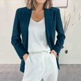 thumbnail image 4 of Casual Blazers for Women 2025 Corduroy Long Sleeve Notch Lapel Collar Open Front Business Casual Work Office Jacket, 4 of 6