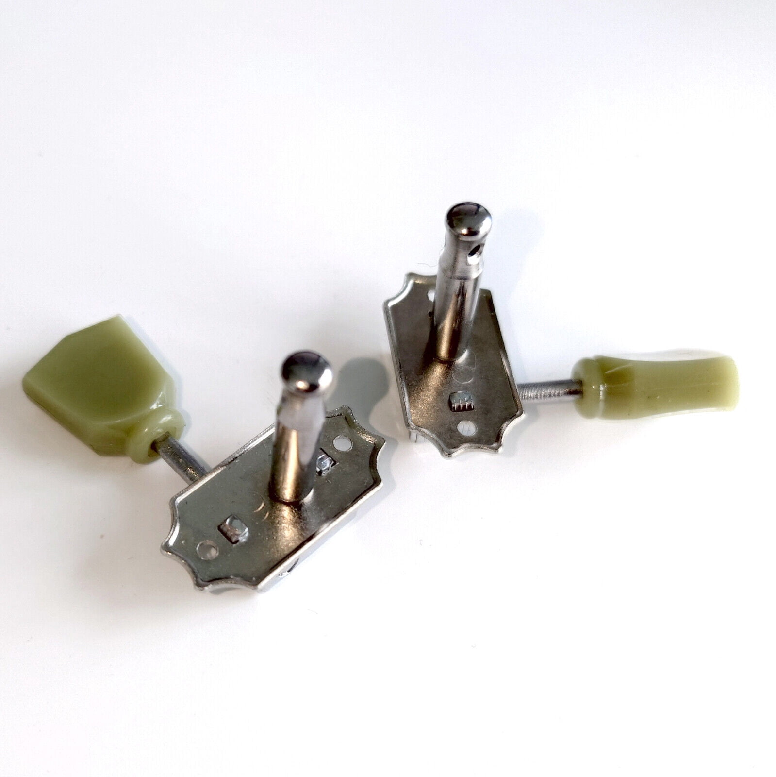 3L 3R Deluxe Vintage Guitar Machine Heads Tuners Tuning Pegs 3L + 3R Gold Chrome