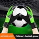 thumbnail image 1 of Fútbol americano Guantes de portero antideslizantes Guantes de portero de fútbol para niños adultos (Verde 7), 1 of 5