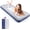Blue-1pcs, variant on Camping Air Mattress Inflatable Air Bed Flocked Surface Travel Bed Sleeping Pad Air Bed for Outdoor Camping Tent Guest Travelling