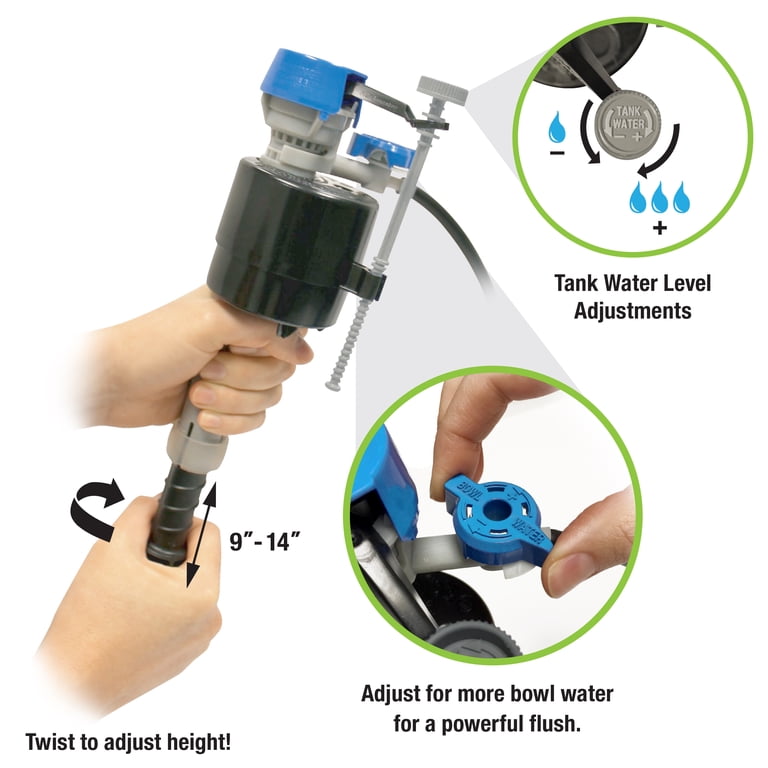 Fluidmaster PerforMAX Toilet Fill Valve & Flapper Repair Kit photo 6