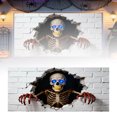 thumbnail image 1 of The Bizarre Halloween Garage Door Banner Background Decoration Scary Holiday Theme Cloth Durable Weather Resistant Large Size Easy Installation Store for Garage Trick or Treaters Party Guests, 1 of 1