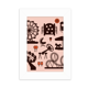 thumbnail image 1 of Parque de diversiones instalaciones negro silueta Marco de Fotos de escritorio imagen Blanco Pintura arte 5x7 pulgadas, 1 of 4