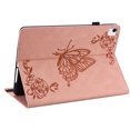 thumbnail image 4 of Dteck Butterfly Pattern Case for iPad Air 11 inch 2024,Magnetic Leather Card Slots Wallet Case Shockproof Kickstand Cover for iPad Air 11-in. (M2) ,Pink, 4 of 5