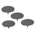thumbnail image 1 of Pierres de Marche Extérieures, 4 Pcs Pierres Rondes avec Piquets de Sol, Polypropylène, Décoratives pour Pelouse Jardin Allée Sentier, 1 of 7