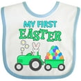 thumbnail image 3 of Inktastic My First Easter Bunny and Tractor Boys or Girls Baby Bib, 3 of 4