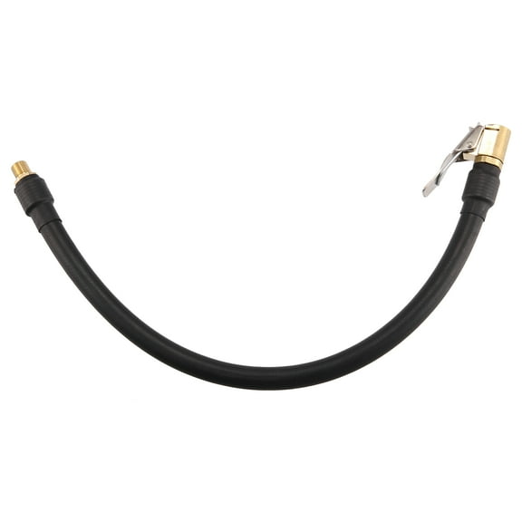 Unique Bargains 30cm 12" Tire Valve Stem Extension Inflator Extension Hose Universal Fit for Car Bicycle Quick Connect