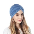 thumbnail image 2 of Hauaitttt Women Turbans Knot Tied Bonnet Cap Headwraps Hats Hat Organizer for Baseball Caps Shelf Two Door Cinema Club Hat Cruel Girl Hats for Women Womens Baseball Caps Fashion Fear The Living Hat, 2 of 6