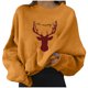 thumbnail image 1 of Sudaderas Recortadas de Navidad Para Mujer Moda Casual Manga Larga Impreso Ladies Short Tops Odeerbi ODB207502, 1 of 4