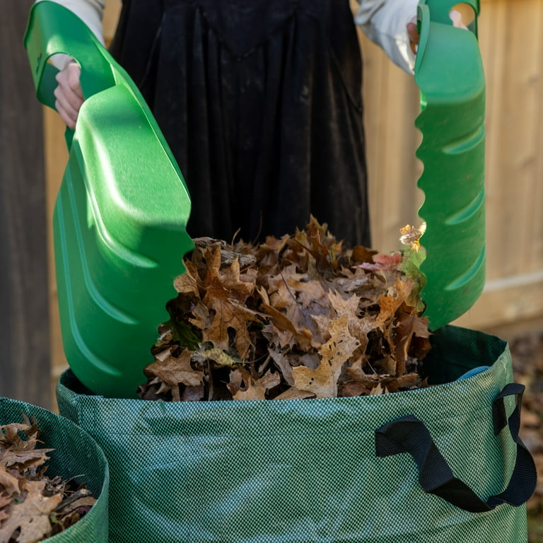 3 pack) Expert Gardener 53 Gallon Leaf Bags, 2 Pack, Green