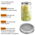 thumbnail image 2 of TAILTOSS 5Pcs Sprouting Jar Lids Stainless Steel for Fermenting and Sprouting in Kitchen and Home Gardening, 2 of 8