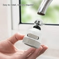 thumbnail image 4 of Heaveant Kitchen Faucet Spray Head, 360 Degree Rotatable Kitchen Faucet Spray Head Tap Splash Filter Nozzle 3 Modes Adjustment, 4 of 8