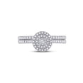 thumbnail image 2 of 10kt White Gold Round Diamond Bridal Wedding Ring Band Set 1/3 Cttw, 2 of 4
