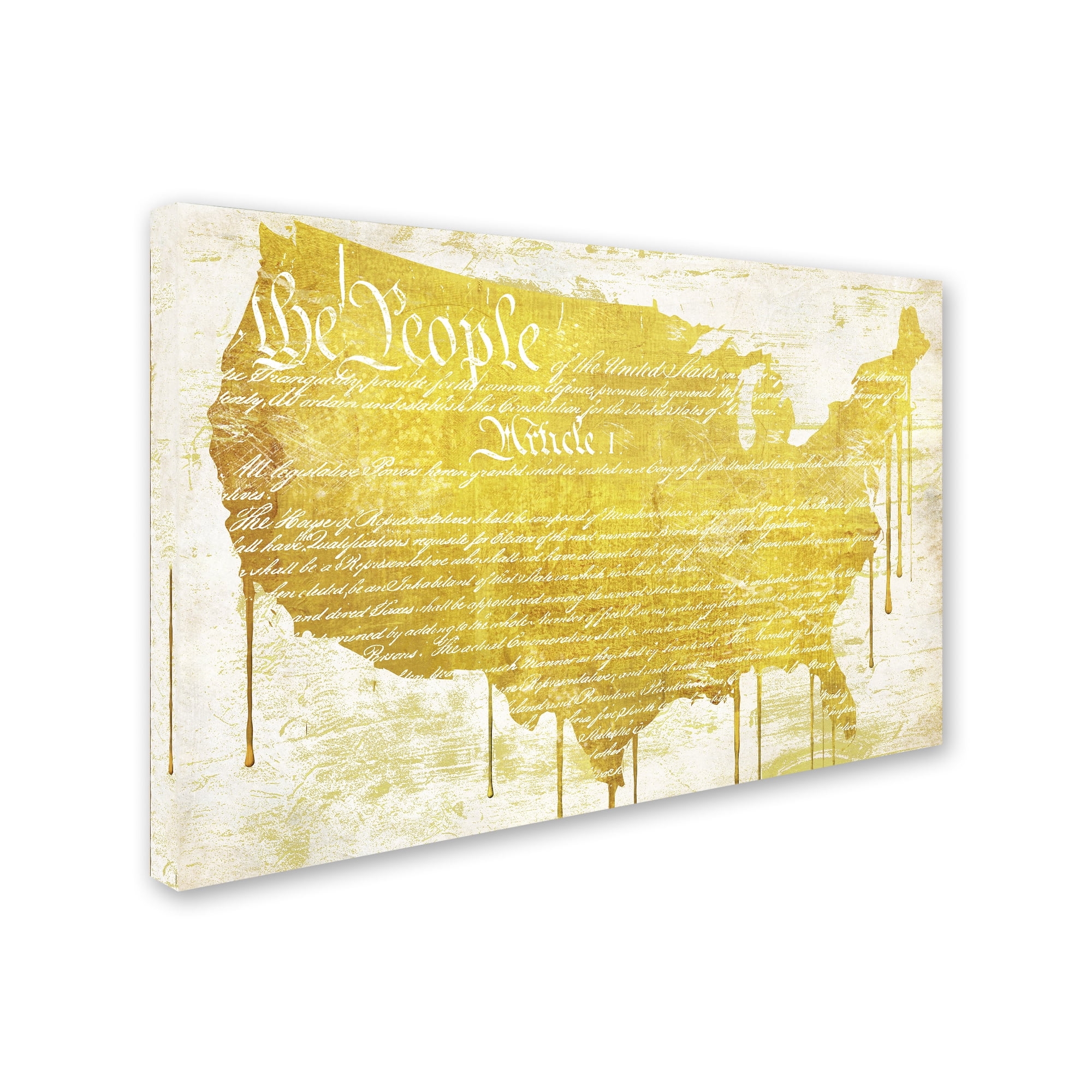 Trademark Fine Art "American Dream II" Canvas Art by Color Bakery