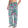 thumbnail image 2 of Balery Swimming Bulldog print Men's Pajama Pants,Ultra Lightweight Pjs,Lounge Pant-Medium, 2 of 9