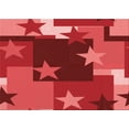 thumbnail image 1 of Ahgly Company Machine Washable Indoor Rectangle Transitional Red Area Rugs, 4' x 6', 1 of 7