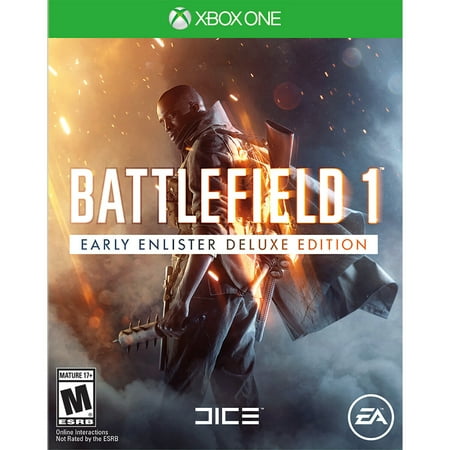Battlefield 1 - Early Enlister Deluxe Edition Xbox One [Brand New] Battlefield 1 - Early Enlister Deluxe Edition Xbox One [Brand New] Item specifics Platform: Microsoft Xbox One Release Year: 2016 Publisher: Electronic Arts Genre: Shooter Game Name: Battlefield 1: Early Enlister Deluxe Edition  Battlefield 1