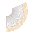 thumbnail image 3 of S SERENABLE 50 Pcs Brochettes Barbecue Ensemble de Brochettes pour Légumes Crevettes Fruits de Mer Rond, 3 of 9