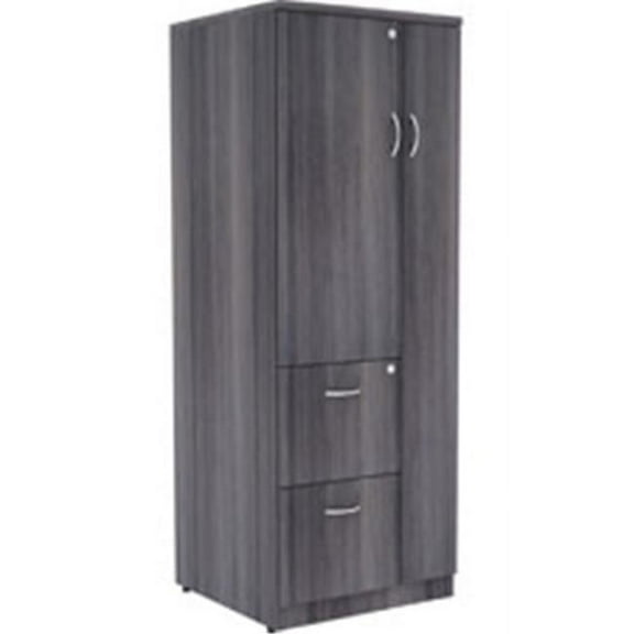 Lorell  Relevance Series Tall Storage Cabinet - Charcoal Gray