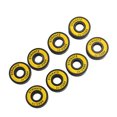 thumbnail image 1 of 8Pcs Roulements de Planche à Roulettes de Précision 8mm Roulements de Planche à Roulettes Scooter Taille ABEC-11 pour Longboard Jaune, 1 of 8