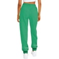 thumbnail image 3 of Womens Jogger Pant Elastic Waist Loose Sweatpant Leisure Comfortable Sports Trousers, 3 of 5