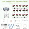 Automatic Drip Irrigation System Kit, 15 Potted Plants Indoor Automatic