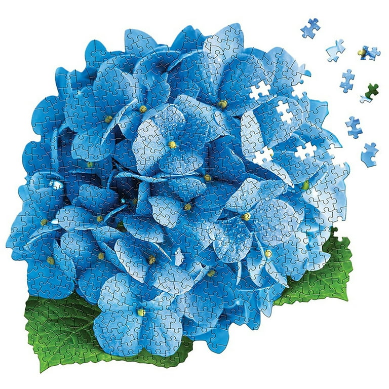 きゃない フェイクブルー 入手困難 CDセット Madd Capp: I Am Hydrangea - 350 Piece Puzzle - Floral Shaped