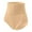 Beige, variant on HUITKMM Cotton Underwear Women Underwear High Waist Panties Full Coverage Briefs Soft Strech Breathable