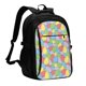 thumbnail image 1 of Balery Colorful Easter eggs Mochila con carga USB para hombre y mujer - Mochila impermeable y antirrobo para portátil con puerto USB para viajes, trabajo, estudios y universidad, 1 of 7