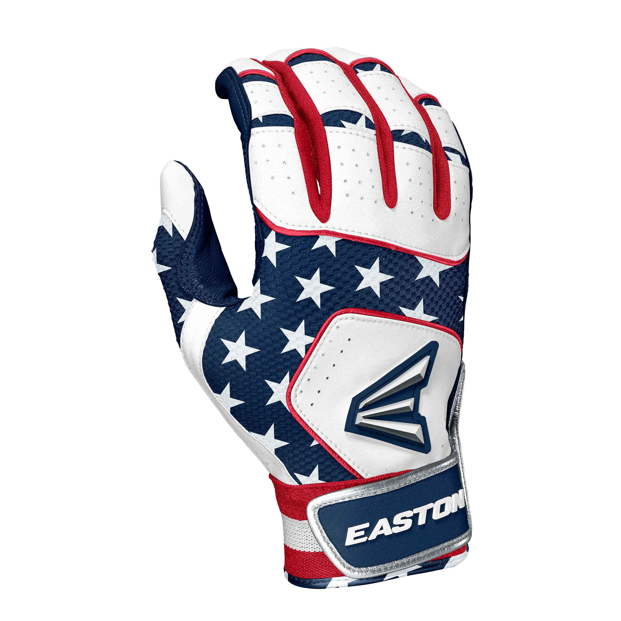Easton Walkoff NX Batting Gloves Stars and Stripes Large