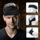 thumbnail image 3 of Cinta para la cabeza que absorbe el sudor, diadema con lazo, banda para el pelo para hombres, mujeres, niños y niñas, banda para el sudor ninja atlética, bandana pirata para tenis y entrenamiento., 3 of 5