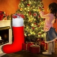 thumbnail image 4 of 38" Large Christmas Stockings Party Decoration,Giant Christmas Stocking Large Christmas Stocking for Christmas Party Decorations Xmas Holiday Tree Decor, 4 of 5