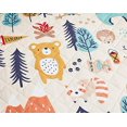 thumbnail image 4 of ARL HOME Courtepointe pour Enfants Taille Simple Garçons Couvre-Lit Mignon Animal Ours Literie Enfants Courtepointe Imprimée Animal Forêt Dessin Animé Couvre-Lit Réversible Léger Couettes pour Enfants+2 Taies d'Oreiller, 4 of 7