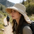 thumbnail image 6 of RYDCOT Sun Hat, Outdoor Wide Brimmed Sun Protection Hat, Windproof Fisherman Hat, Breathable Sun Hat, Travel Leisure Hat Spring and Summer Sunscreen Hat, 6 of 6