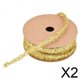 thumbnail image 1 of 2 Cintas Navideñas Con Purpurina Macarena Decoración Dorado, 1 of 8