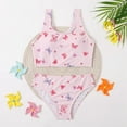 thumbnail image 3 of Xinhuaya Big Girls 2Pcs Swimwear Kids Bikini Beach Sets Child Summer Swimsuits Bathing Suit 8-12 Years, 3 of 7