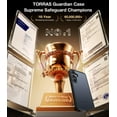 thumbnail image 5 of TORRAS Guardian Shockproof for Samsung Galaxy S25 Plus Case, 12FT Military-Grade Protection, Slim Case for Samsung S25 Plus case, Matte Translucent Black, Thin, 6.7", 5 of 8