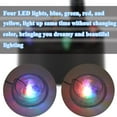 thumbnail image 3 of 3X Mist Maker, USB Port 4 Color LED Lights Mini Mister Fog Machine, Fountain Garden Pond Water Fogger Atomizer Black, 3 of 7