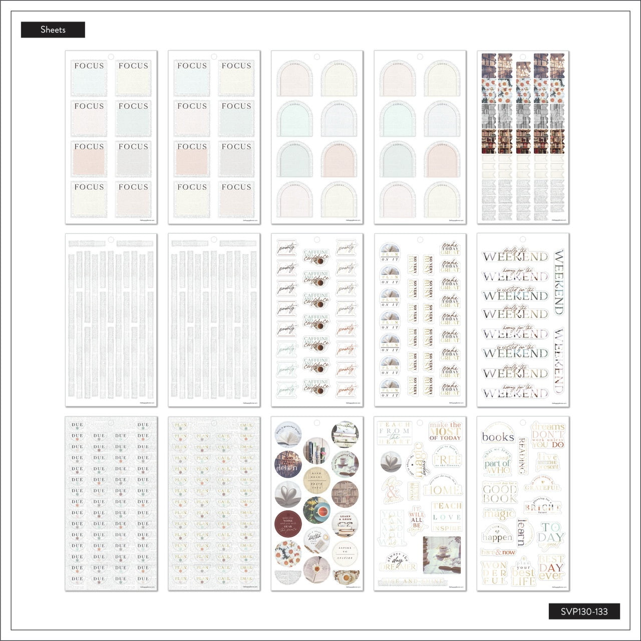 Bookish Daily Planner Stickers – Pinnacle Sticker Co