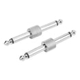thumbnail image 3 of Guitar Pedal Coulper, 2PCS Less Interference Noise Reduction Strong Resolution Audio Effect Adapter  For Broadcasting System For Studios Silver, 3 of 8
