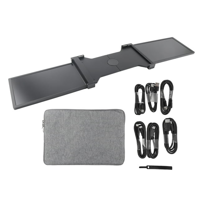 Monitor portátil dual, extensor de pantalla dual externo Extensor de pantalla Extensor de pantalla dual externo Uso conveniente