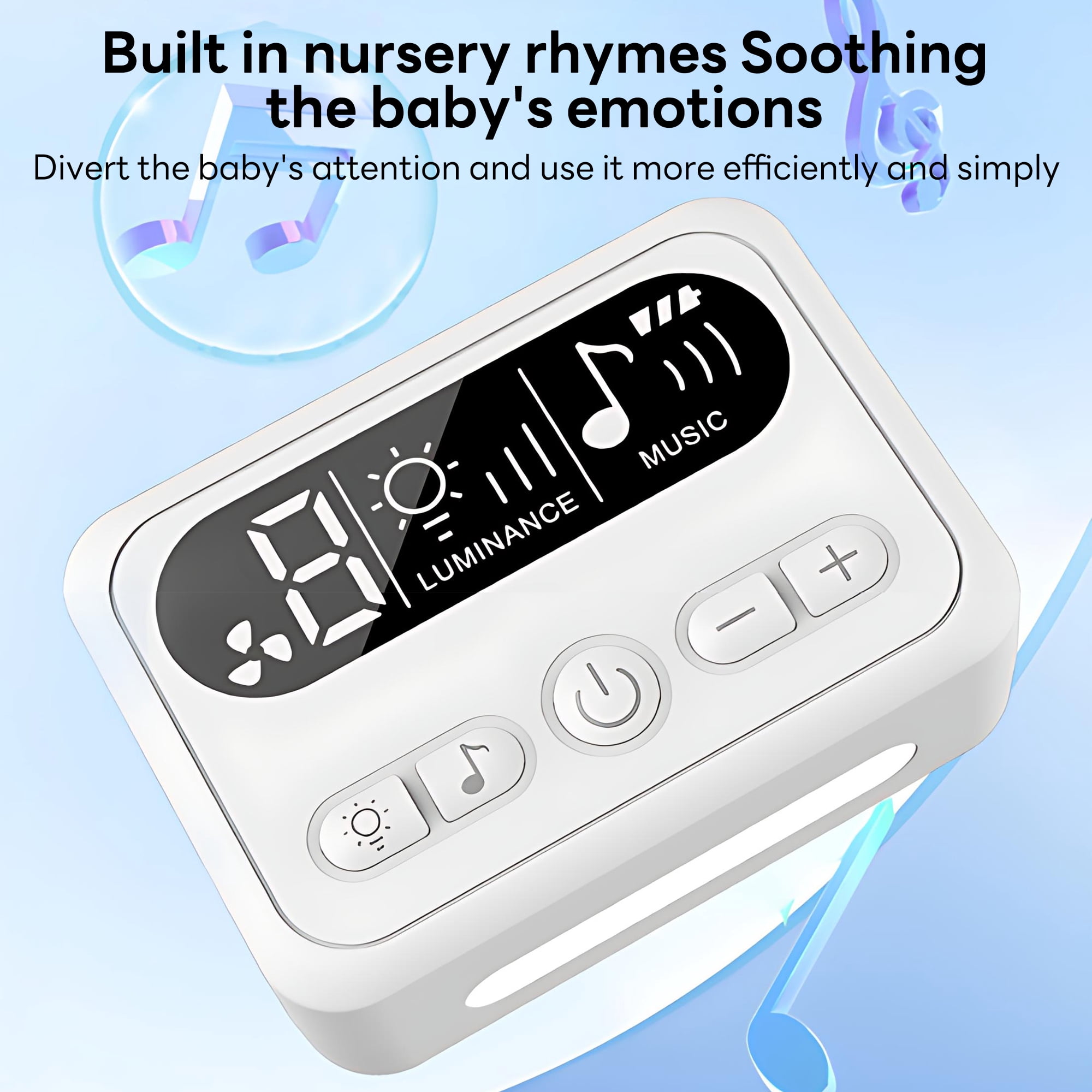 INSMART Nasal Aspirator for Baby, 9-Level Electric Automatic Nose Sucker with 3 Tips