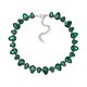 thumbnail image 5 of Minnieouse Gargantilla en forma de gota de agua de cristal de lujo Colgante de cristal Collar de adorno de cuello elegante para compromiso Verde Verde 2piezas, 5 of 6