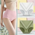 thumbnail image 3 of Happy Date Women's Cotton Underwear High Waisted Full Coverage Ladies Panties, 3 of 8